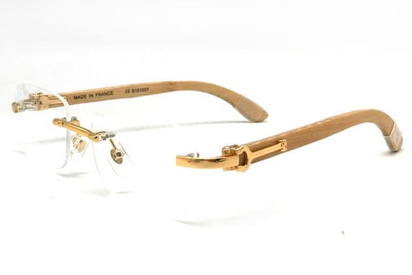 Sunglasses Women Mens Designer Sunglass With Box Fashion Brands Carti Glasses Luxury Designers Glasses UV Proof Sport Square Frameless Rimless Wooden Eyeglasses