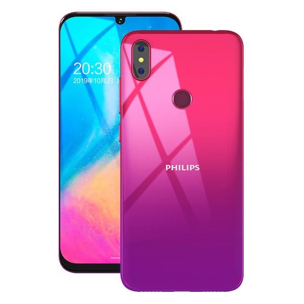 Original Philips S610 4G Mobile Phone 4GB RAM 64GB ROM MTK MT6762 Octa Core Android 6.088 inch 13.0MP 3300mAh Face ID Fingerprint Smart Cell Phone