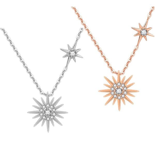 rose gold platinum S925 Sterling Silver rhinestones Choker Sunburst Short Dainty Necklace Pendant for Women Girl