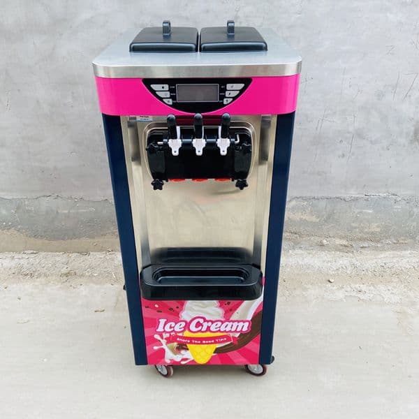 2021 Hot-selling commercial soft ice cream machine with English touch screen 2+1 mixed flavors more options