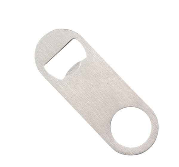 Stainless Steel Small Flat Speed Bottle Opener Cap Openers Remover Bar Blade 8.8x3.2cm