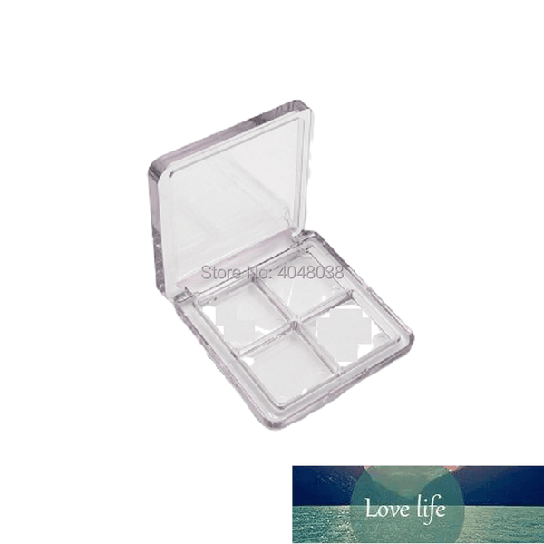 Packing Bottles Eyeshadow Palette Square 4 Grids Transparent Refillable Cosmetic Container DIY Lipstick Empty Case