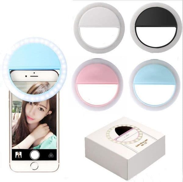 Charging LED flash beauty fill selfie lamp outdoor ring light rechargeable for all mobile phone Samsung iphone