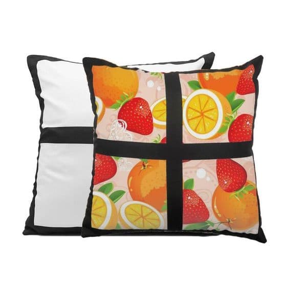 Heat Transfer Sublimation Blanks Pillowcase Square 4 Block DIY Printing Photo Pillow Cushion Cover Wedding Birthday Decor Pillows
