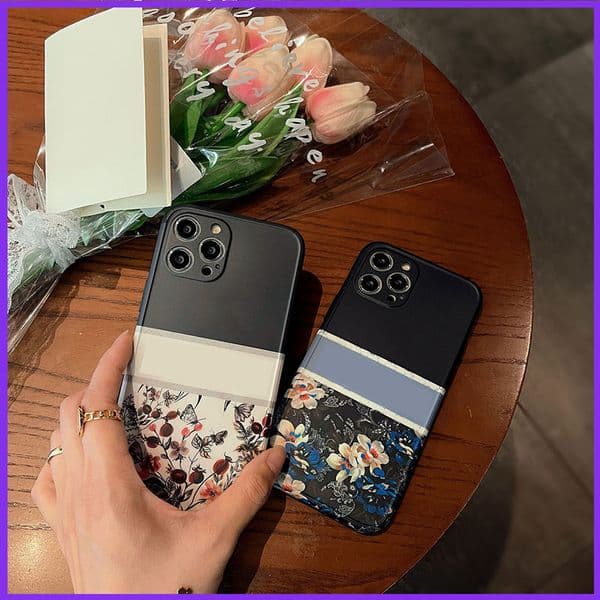 Designers Phone case shockproof iphone Flower pattern cases For Iphone 12 Pro Max Mini 11 Pro Max X Xs Xr 7 8 SE 7P 8P Phone Cases 2105272Y