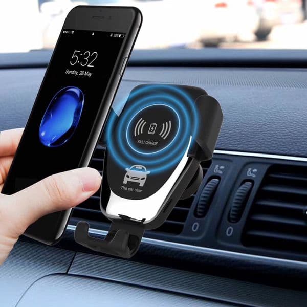 10w Wireless Car Charger Mount Gravity Air Vent Phone Holder Fast Charging Pad For iPhone 15 14 13 12 11 pro max XR XS X Samsung S9 S10 huawei mate20
