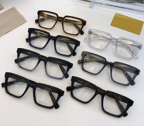 LUXURY Desiged Men Women Square Bigrim glasses pure-plank Sunglasses frame with Acetate temple core pin 51-21-145 L3358V Plank fullrim for prescription fullset case