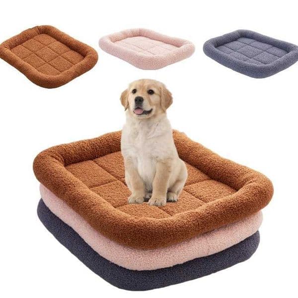 Pet Bed Fleece Beds For Small Large Dogs Cats Pad Winter Dog Bed Mat Thicken Pet Cushion Blanket Warm Cat Bed House Dog Mat 211009