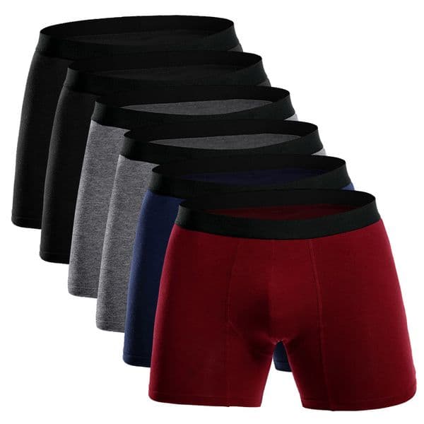 4pcs/lot Long Style Men Underpants Boxers Homme Underwear Brand Boxer Cotton Breathable Under Wear Arrived Y864 Underpant L260511
