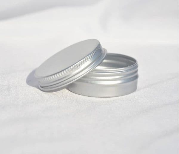 15ml Metal Aluminium Bottle Tins Lip Balm Containers Empty Jars Screw Top Tin Cans White Gold Black GGA50611