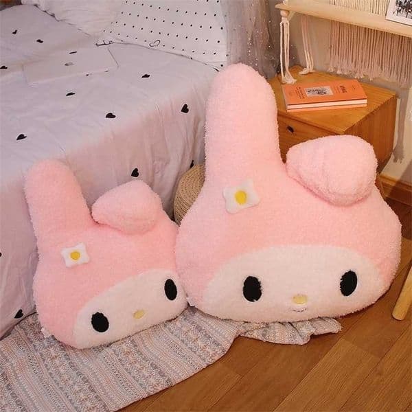 Cartoon Anime Kawaii My Melody Decoration Pillow Soft Plush Toy Cute Room Decoration Living Room Sofa Cushion Exquisite Gift 220209