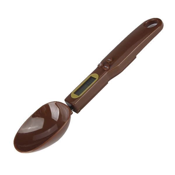 500g/0.1g LED Digital Kitchen Scale Kitchen Tool Electronic Cooking Food Weight Measuring Spoon Coffee Tea Sugar Weighing Spoons Scales Baking Supplies HY0307