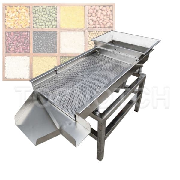 Industrial Equipment Commercial Vibrating Particle Sieving Machine High Performance Rice Grain Cleaning Separator 220v