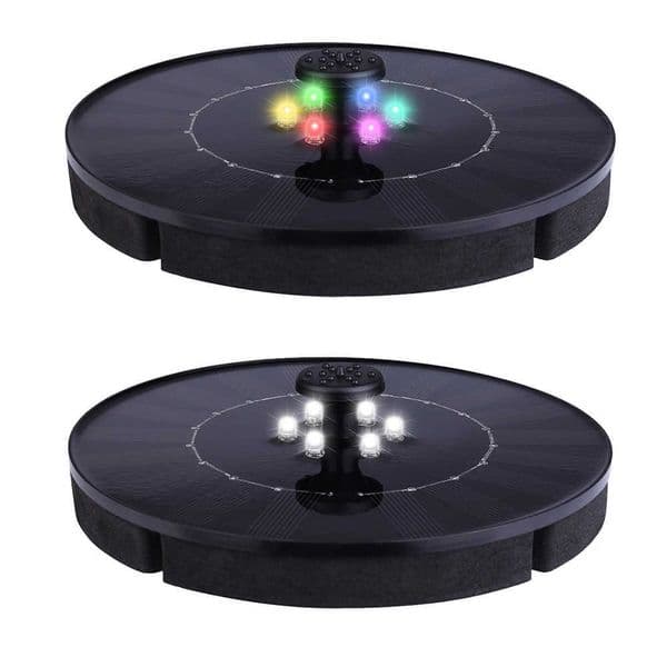 LED Floating Solar Fountain Garden Water Pool Pond Decoration Lamp For Yard Ourdoor 210713