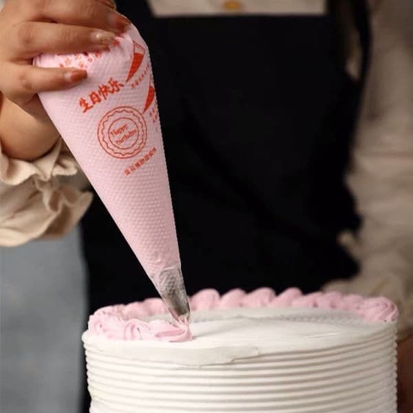100pcs/set Plastic Pastry Bag Cake Tools DIY Icing Piping Thicken Disposable Cream Bags Cakes Baking Decorating Tool S M L Manga Pastelera Spuitzak Wholesale