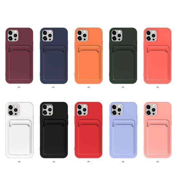 Suitable for cell phone shell iPhone 12 new all in one Card Pocket Apple 11 flannel x/xs max xr universal protective case