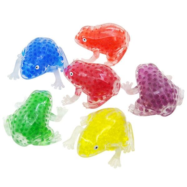 Metal Fidget Toy Squishy Frog Fidget Toy Water Beads Squish Ball Anti fidget cube Venting Balls Funny Squeeze Stress Relief Decompression Toys Anxiety Relieve