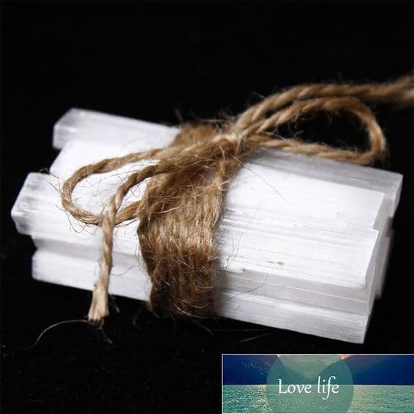 10pcs Natural White Selenite Crystal Stick Chips Gypsum Quartz Rough Minerals Specimen Point Healing Stone