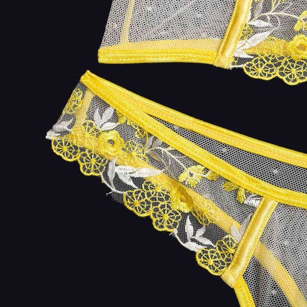 NXY sexy setAduloty Fashion Women's Sexy Lingerie Lace Embroidery Erotic Perspective Strap Bra Set Summer Thin Underwear Two-Piece 1128