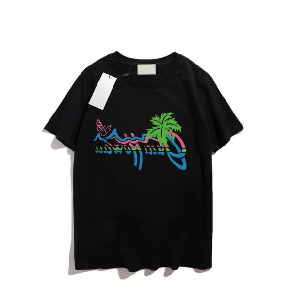 2021 Fashion 100% Cotton Mens T Shirts Summer Print Cartoon TShirt Women ladies short-sleeved round neck T-shirts
