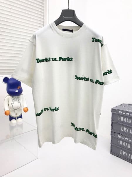 Men's Plus Tees & Polos Round T-shirt plus size neck embroidered and printed polar style summer wear with street pure cotton deg4e