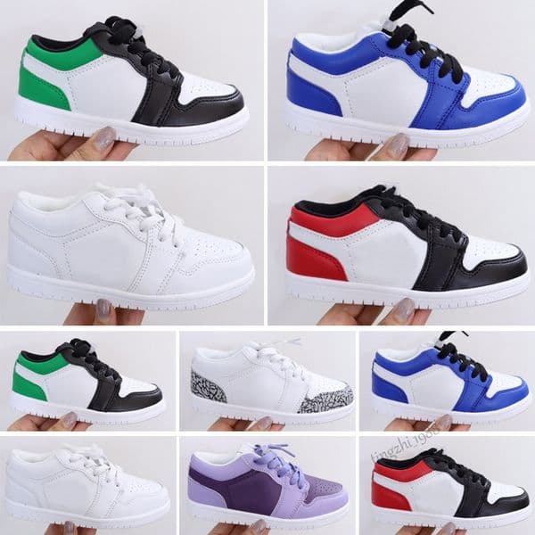 Luxury designer UNC OG 1s off Kids Chicago 1 Infant youth Boy Girl Sneaker Toddlers white blue Born Baby Trainers Children Basketball shoes