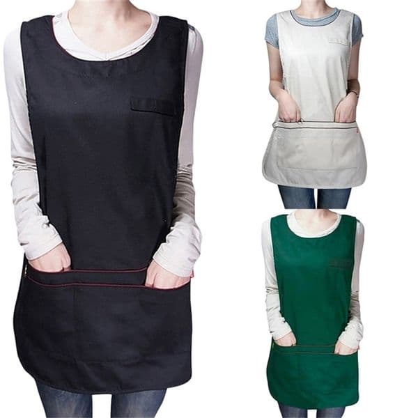 Kitchen Aprons for Woman Unisex Cotton Working Men Butcher Bookstore Cooking Baking Coffee Chef Wookwear