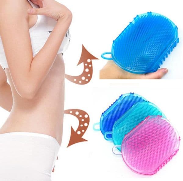 Bath Gloves Exfoliation Shower Brush For Body Cleaning Exfoliating Brushes Scrubber Baths Scrub Glove Spa Bathing Tool SN2680