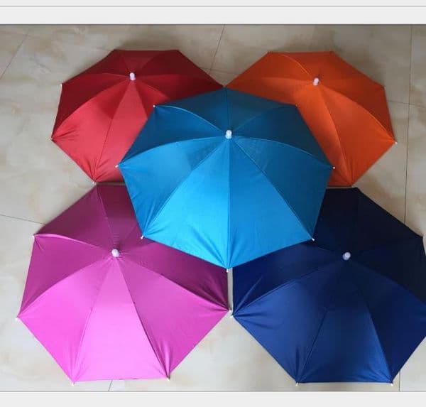 2021 Fashion Hot Usefull Umbrella Hat Sun Shade Camping Fishing Hiking Festivals Outdoor Brolly