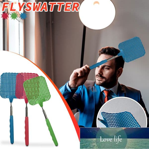 3pcs Fly Swatter Extendable Swatter Flexible Manual Swat With Telescopic Handle Racket Kills Flies Wrestling With Flies Factory price expert design Quality Latest