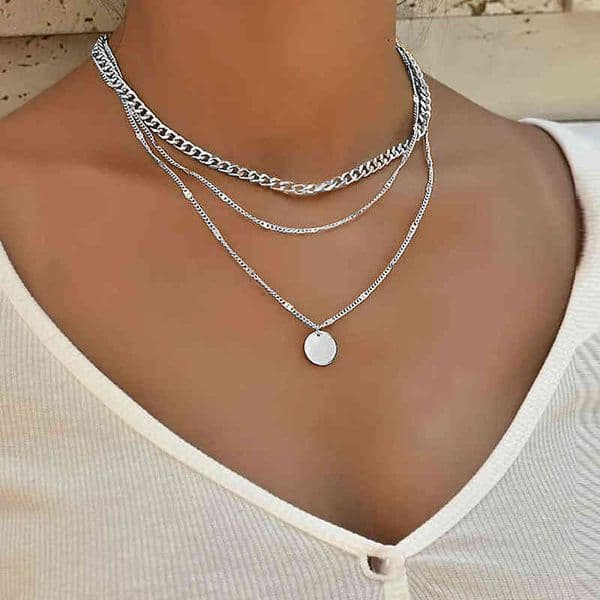 Vintage Necklace on Neck Gold Chain Women's Jewelry Layered Accessories for Girls Clothing Aesthetic Gifts Fashion Pendant 2022 Y220223