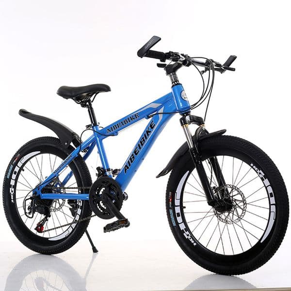 Mountain Bike Students Adult Speed Change Two-Disc Brake Shock Absorber 26-Inch