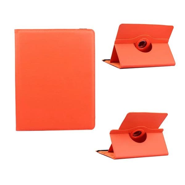 2026 New Universal 360 Degree Rotation PU Leather Stand Tablet Cover For 7 8 9 10 Inch Protective outdoor Solid Colour Wallet Flip Case Free Shipping
