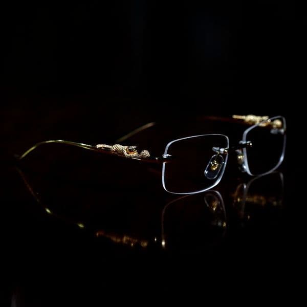 Luxury Designer Sunglasses for Women Mens Sunglass Fashion Sports Gold Silver Panther Frameless Rectangle Goggle Unisex Carti Glasses Eyeglass Womens Eyeglasses