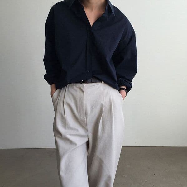 Solid Chic Vintage High Quality Minimalist Women Office Lady Loose Sweet Fashion Stylish Tops Casual Shirts 210421