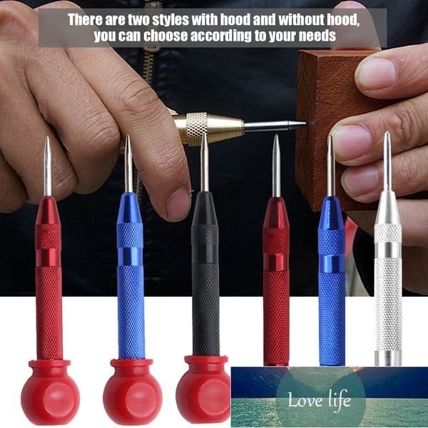 5 inch Automatic Center Punch Spring Loaded Marking Starting Holes Tool Wood Press Dent Marker Woodwork Tool Hole Drill Bits