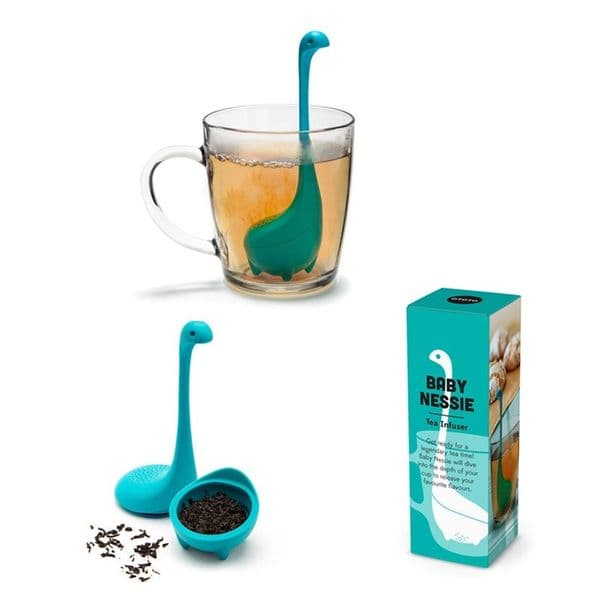 Grade Silicone Infuser Loch Ness Monster Long Handle Leak Candy Coffee Etc Filter Strainer