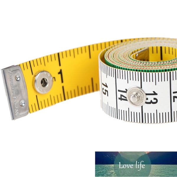 Button tape measure 1.5 m Measuring tape Soft tape measure tool Measuring clothes waist bust Meter ruler Portable measuring tool