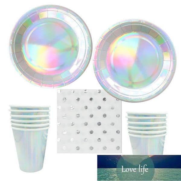 60pcs/set Happy Birthday Party Tableware Gold Silver Paper Plate Cup Napkin Wedding Baby Shower Kids Decoraiton Disposable Dinnerware Factory price expert design
