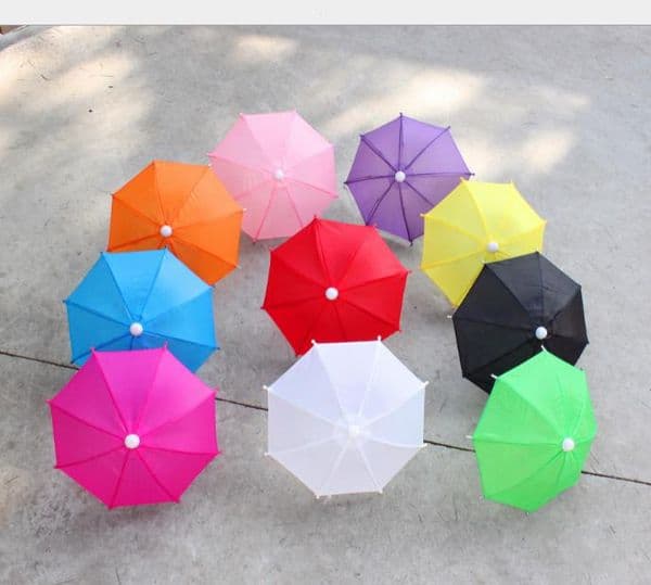 2021 Mini Simulation Umbrella For Kids Toys Cartoon Many Color Umbrellas Decorative Photography Props Portable And Light