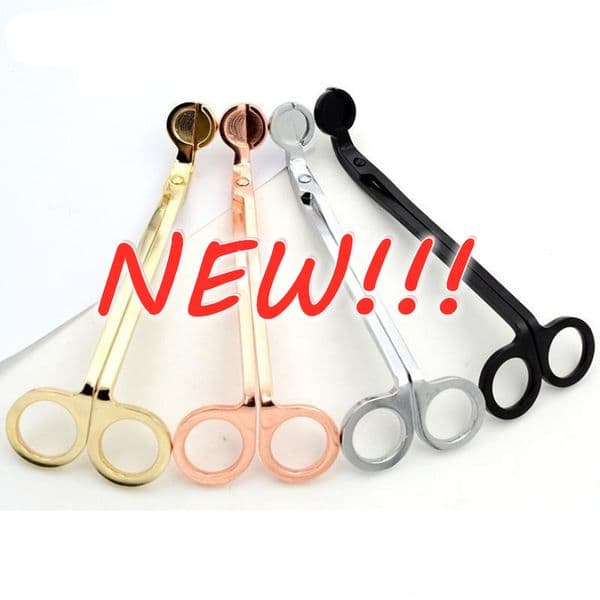 DHL Stainless Steel Snuffers Candle Wick Trimmer Rose Gold Candle Scissors Cutter Candle Wick Trimmer Oil Lamp Trim scissor Cutter Wholesale