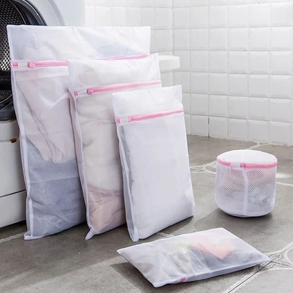 Mesh Laundry Bag Polyester Socks Wash Coarse Net Basket Bags for Washing Machines