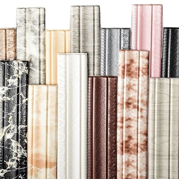 13 Styles 3D Foam Wall Edge Strip Stickers Self Adhesive Waterproof Baseboard Corner Waist Line Sticker Wall Trim Line 23M 220727