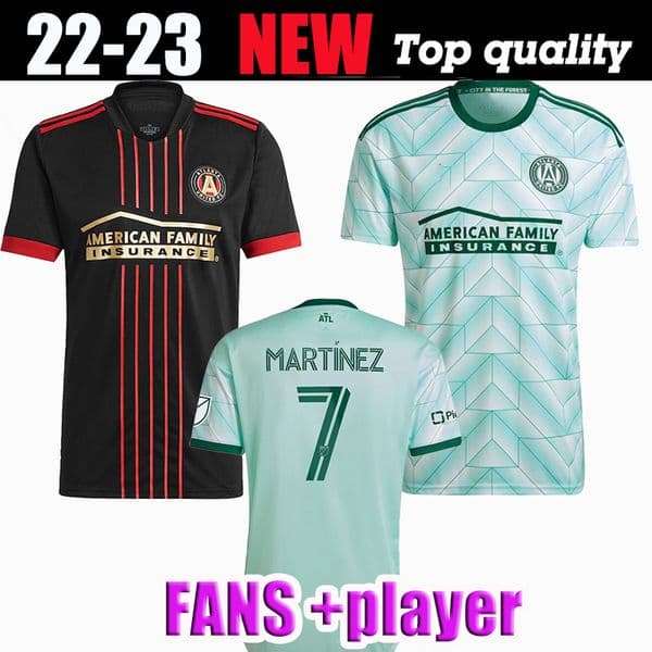 22 23 Atlanta United FC Soccer Jersey Player Version MORENO MARTINEZ BARCO ROBINSON football shirts VILLALBA 2021 2022 Men kids set maillots