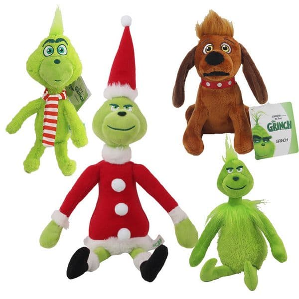 How the Grinch Stole Christmas Plush Toy High Quality 100% Cotton 11.8" 30cm Animals For Child Holiday ular Gifts Wholesale