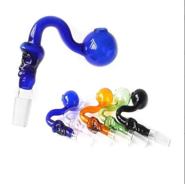14mm Glass Bowl Oil Burner Pipes hookahs Big Ball Thick Glass Tobacco Bowls for Percolater Bong Adapter Transparent Green Pink Yellow Blue Gray colors Smoking