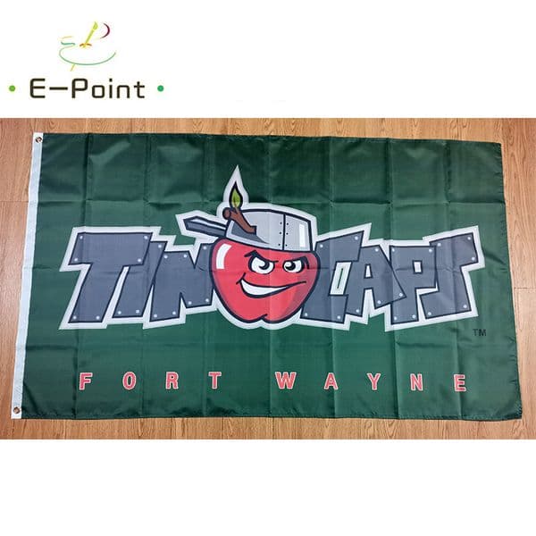 MiLB Fort Wayne TinCaps Flag 3*5ft (90cm*150cm) Polyester Banner decoration flying home & garden Festive gifts