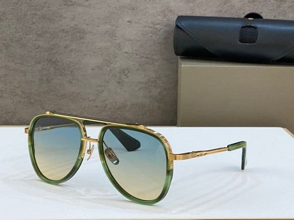 Womens Mens Sunglasses Designer Sunglass Mach Twelve Racing Styles Vintage Metal Fashion Driving Sun Glasses UV Protection Lenses with Leather Case Retail Package