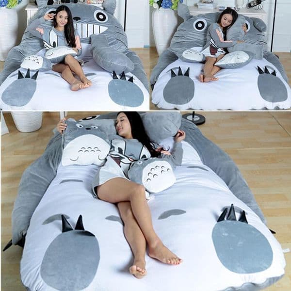Portable Cute Chaise Lounge Chair For Child Kids Fold Lazy Sofa Bed Girls With Pillow Deck Outdoor Garden Furniture