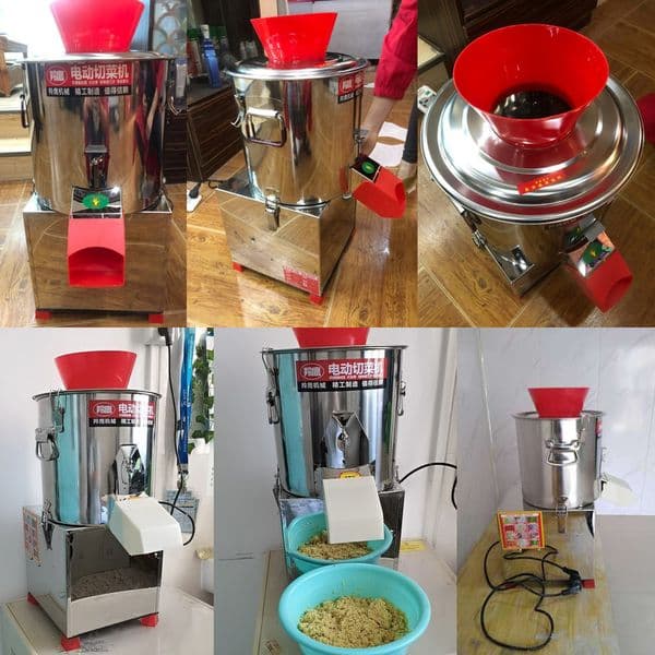 220V Small vegetable meat grinder machine for canteen dumpling shop stuffing maker for sale